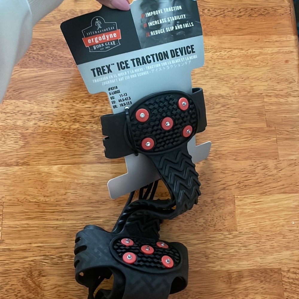 Trex Ice traction device for boots